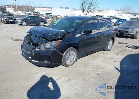 2020 Nissan Leaf S 40 Kwh z USA, uszkodzony, nr VIN 1N4AZ1BP4LC310350